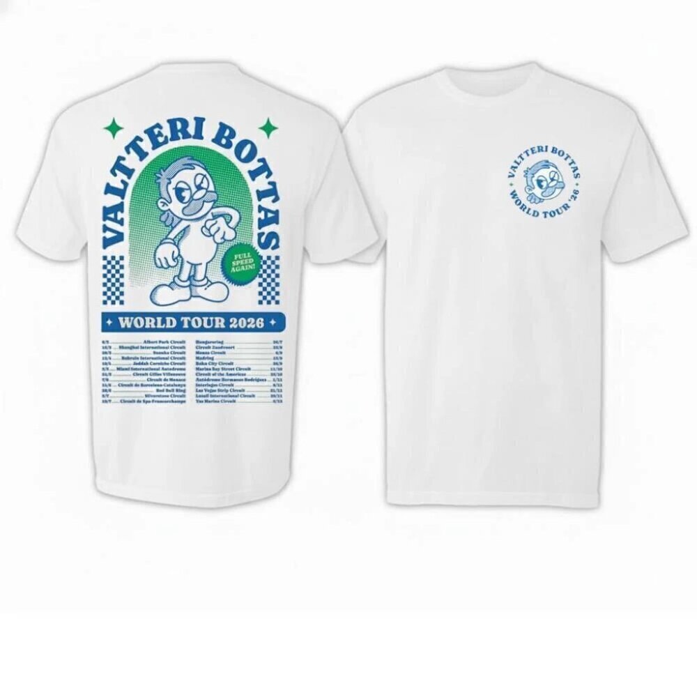 Valtteri Bottas VB77 World Tour 2026 Unisex T Shirt .